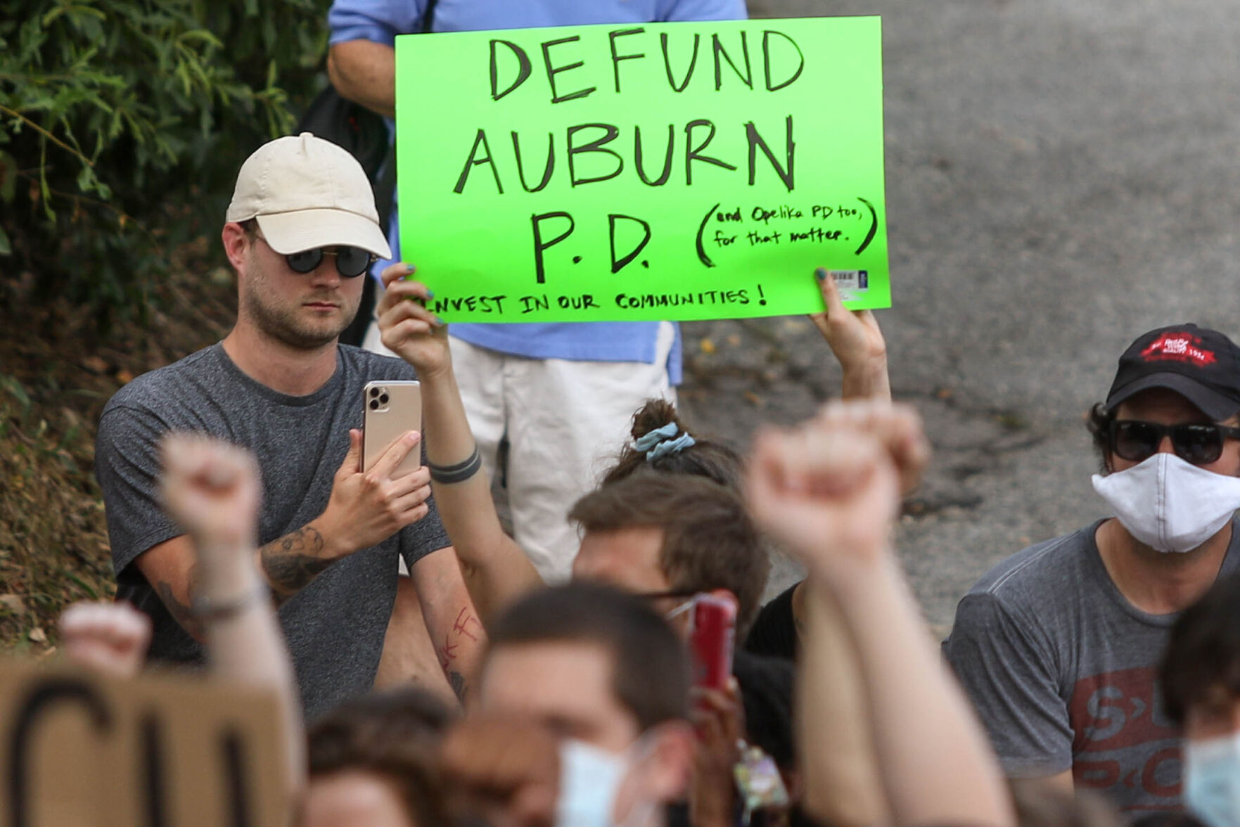 Auburn Students & Community for Change protest and march